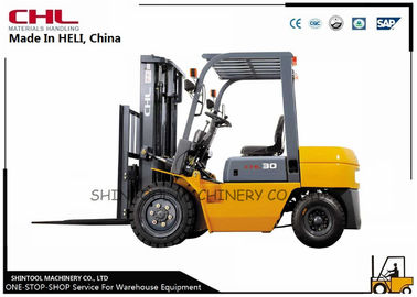 Material Handling Diesel Forklift Truck / 3.5 ton forklift With HELI self made hydraulic transmission
